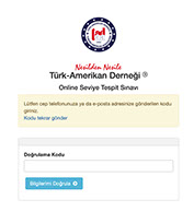 TAD Online İngilizce Kursu -Türk Amerikan Derneği