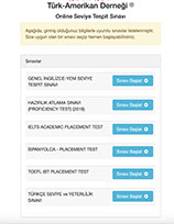 TAD Online İngilizce Kursu -Türk Amerikan Derneği