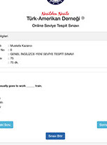 TAD Online İngilizce Kursu -Türk Amerikan Derneği